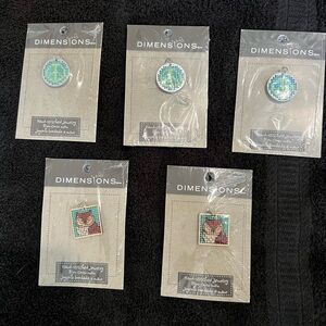 Dimensions Cross Stitch Pendant Set